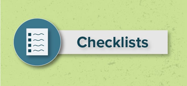 Checklists for the Consideration Stage of the Buyer's Journey