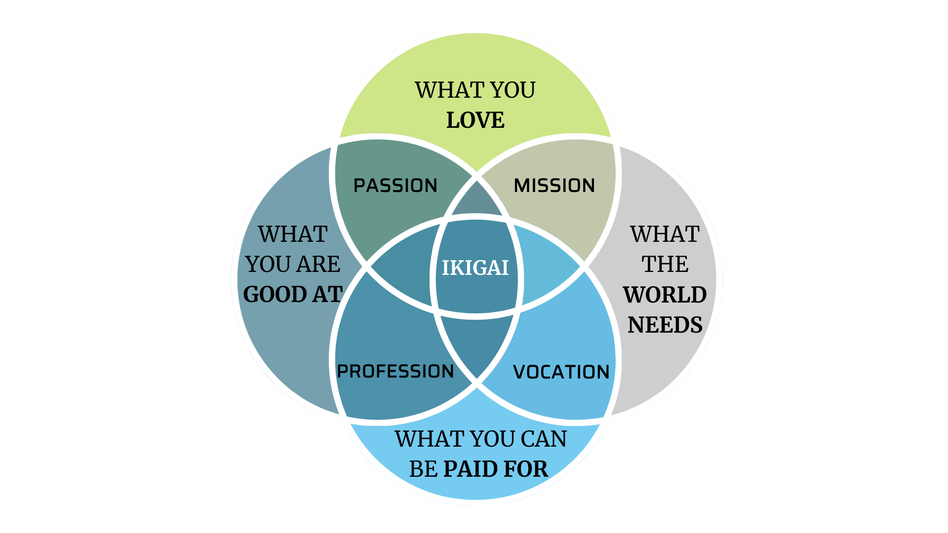 IKIGAI VENN DIAGRAM