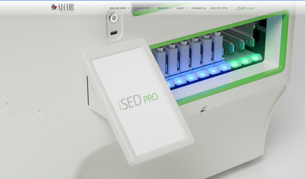 Website for a Medical Equipment Manufacturer