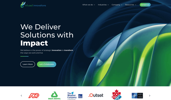 Website for a Technology Consulting Firm