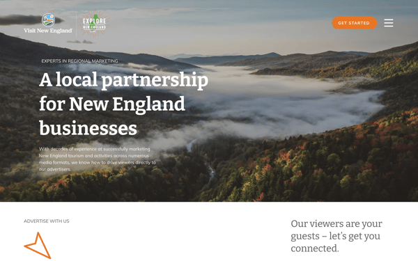 Website for a Tourism Guide Company