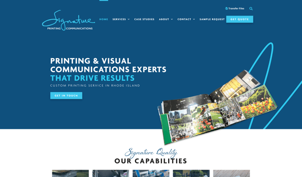 Website for a Print Marketing Company