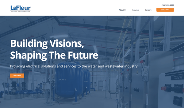 Website for an Electrical Solutions Company