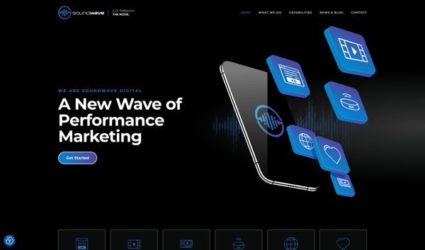 Website for a Digital Advertising Platform